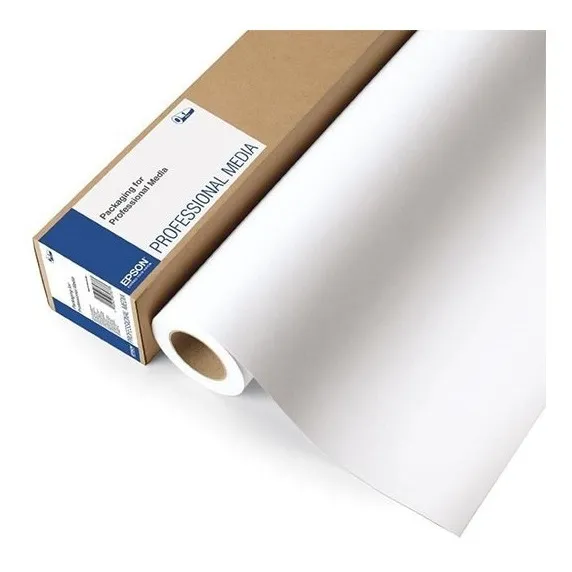 Rollo De Papel Epson S041390 Fotografico Satinado 24x100 /vc Color Blanco