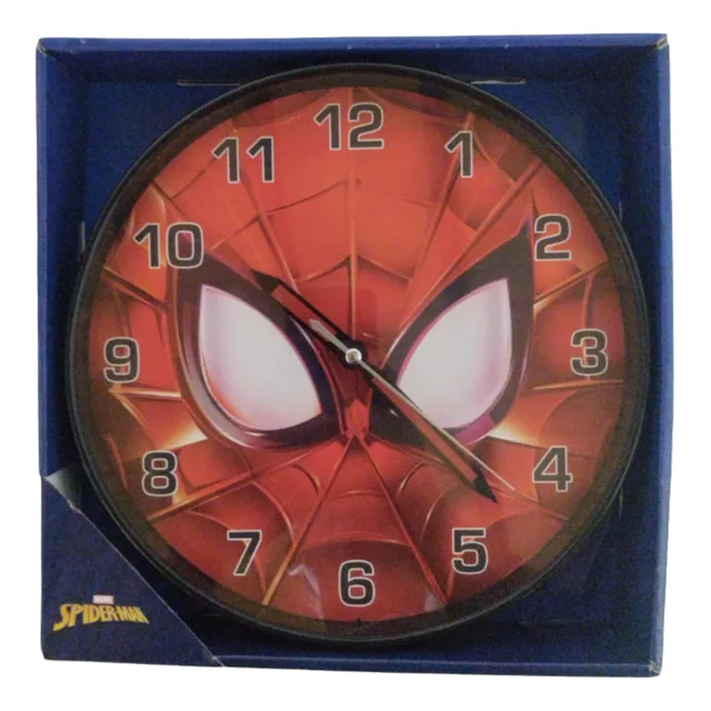 Reloj Pared Para Niños Spider-man Y Bluey Orig Eeuu 9.3.6-10