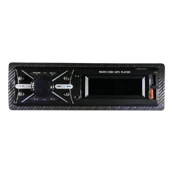 Stereo Auto 1 Din Frente Fijo Mp3 Bt Fm Usb Rca