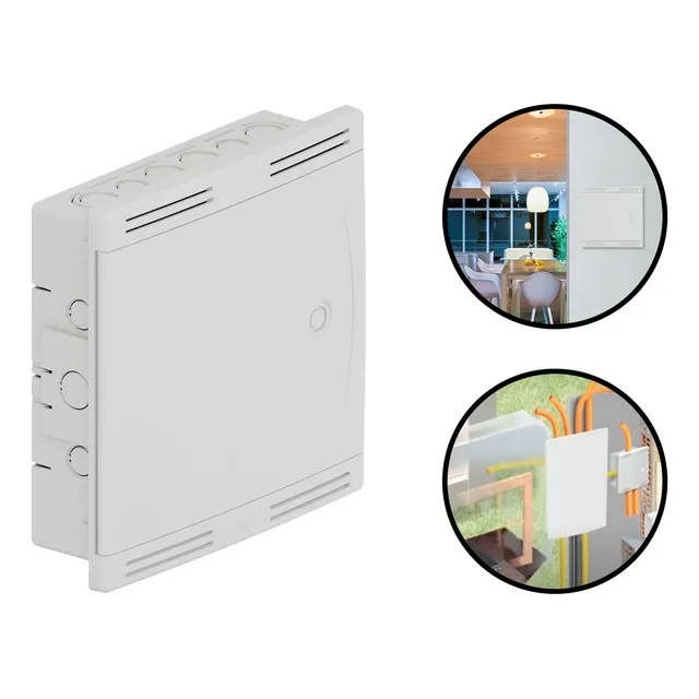 Quadro De Sistema Vdi Embutir Pvc Antichamas Branco Tigre