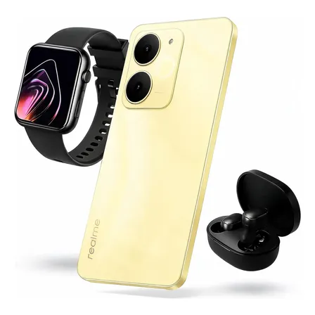 Smartphone Celular Realme Note 70 8gb 256gb Dourado