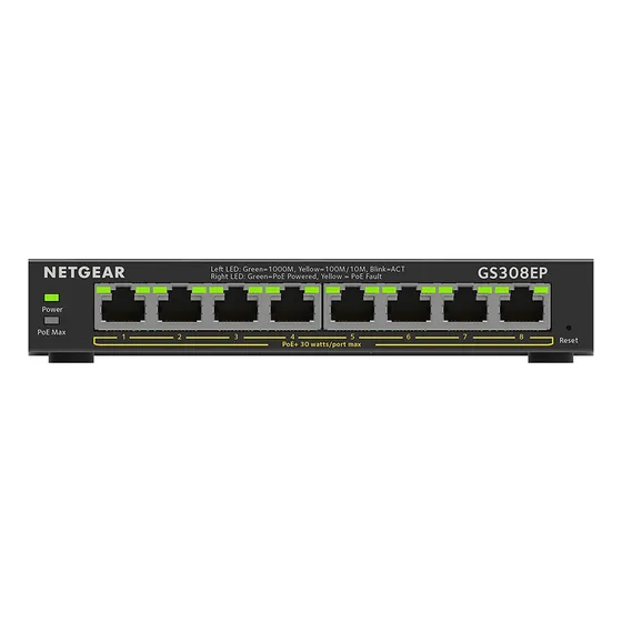 Netgear Switch 8 Puertos Poe Gigabit Ethernet 62w