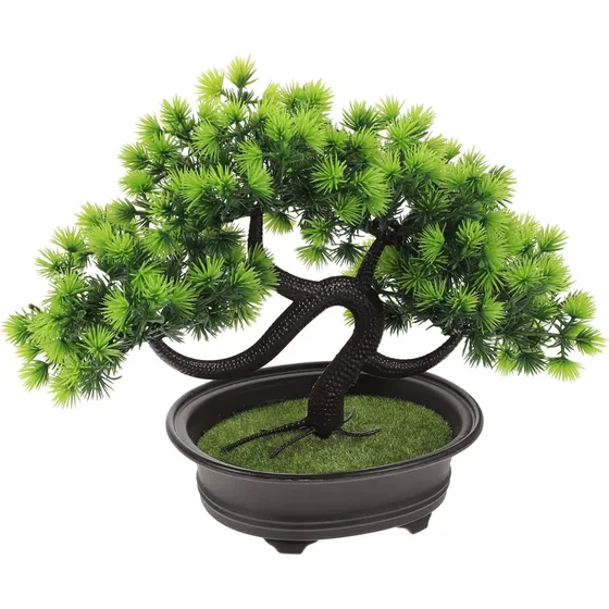 Decoracion Planta Artificial 26cm Bonsai Regalo