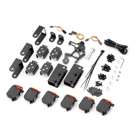 Brazo Robótico Mecánico 6dof Metal Claw Con Servos