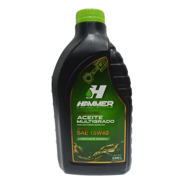 Aceite Hammer Mineral 15w40  946ml Nao