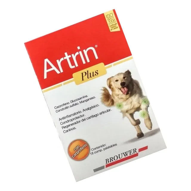 Artrin Plus X18 Comprimidos Condroprotector Para Perros