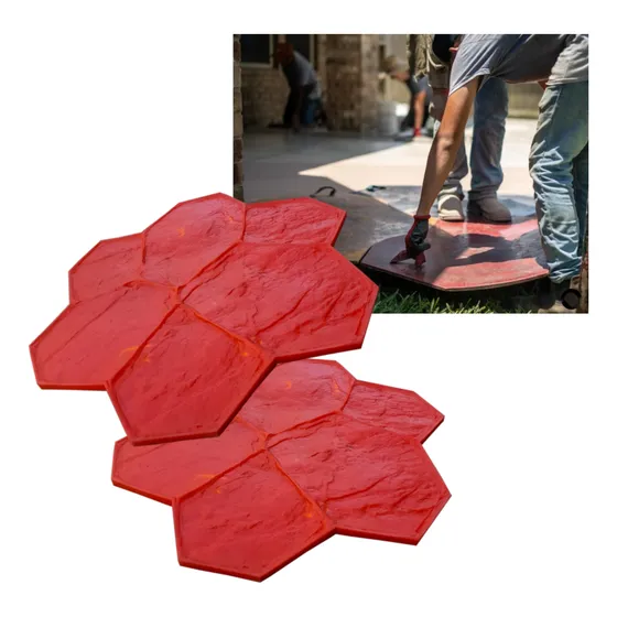 Molde Estampado Hormigón Pack 2 Unidades Imitación Piedra