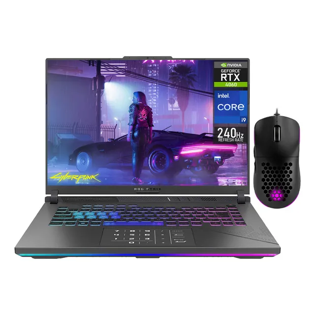 Laptop Gamer Asus Rog Strix G16 Nvidia Geforce Rtx 4060 Intel Core I9 14900hx 32gb Ram 1.5tb Ssd 16 Windows 11 Home Mouse Dxt Gaming Teclado En Español