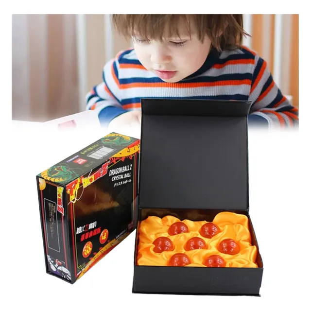 7 Esferas Dragon Ball Caja Exhibidor Goku