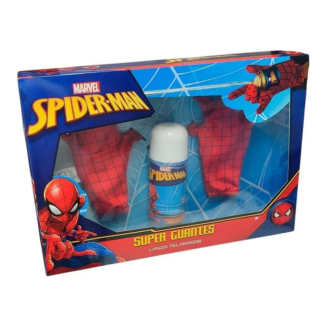 Guantes Spiderman Con Lanza Telaraña Accesorio De Disfraz