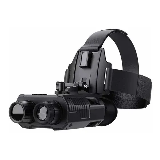 Binóculo Visão Noturna Dupla Tela 3d Com Suporte De Cabeça 