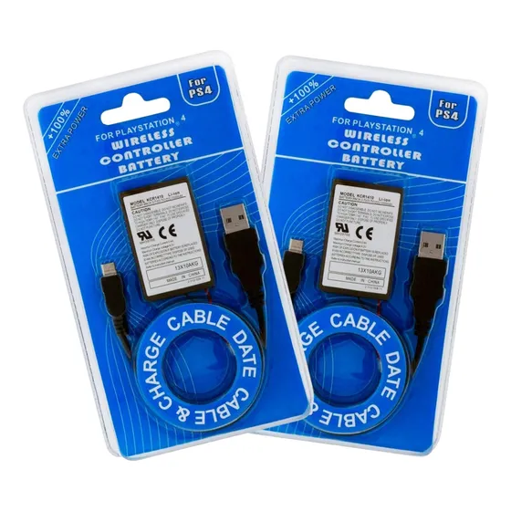 2x Baterias P/ Controle Playstation 4 Ps4 Dualshock 2000mah
