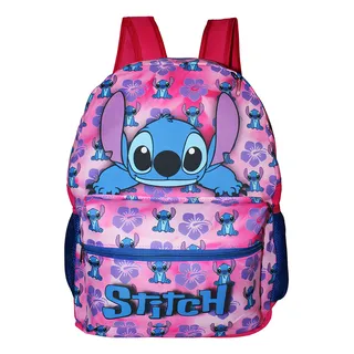 Mochila Stitch Juvenil Infantil Feminina Costas Escolar Cor Rosa E Azul Desenho Do Tecido Lilo Stitch Mochila Stitch Juvenil Infantil Feminina Costas Escolar Cor Rosa E Azul Desenho Do Tecido Lilo Stitch