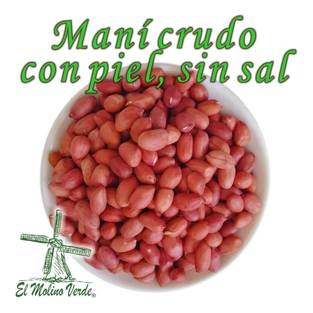 Maní Crudo Con Piel X 1 Kilo