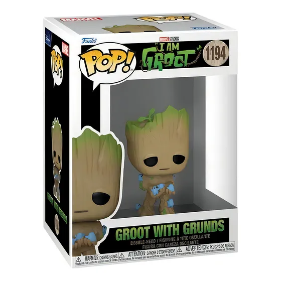 Figura De Accion Groot Con Grunds 1194 I Am Groot Funko Pop