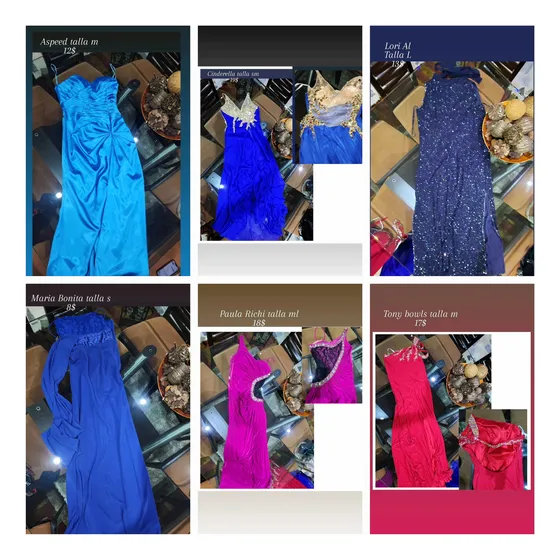 Vestidos De Fiesta Talla Sml Marcas Reconocidas