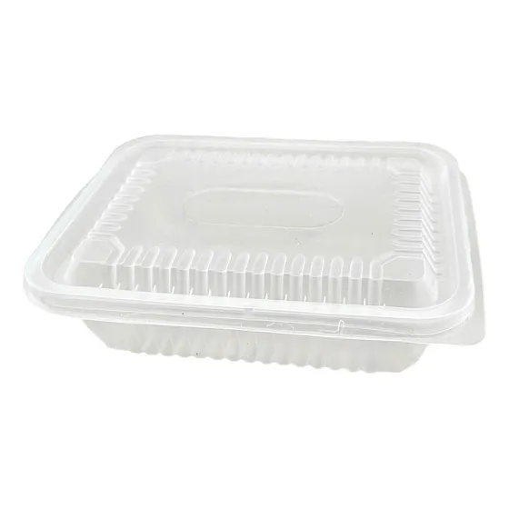 Bandeja Para Delivery Con Tapa 103 | Apto Microondas X 50u. Transparente
