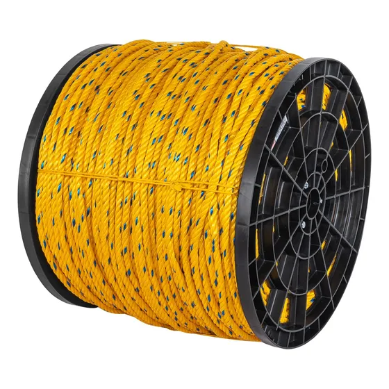 Metro De Cuerda Amarilla De 10mm En Rollo De 440m, 40177