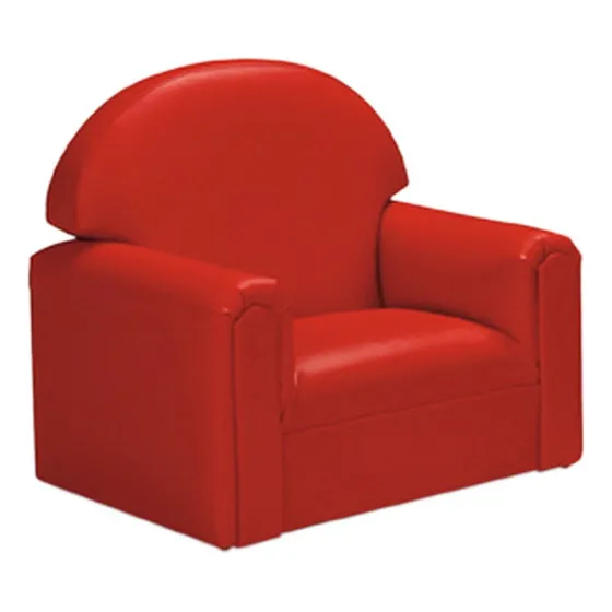 Silla Tapiceria Vinilo Premium Para Niño S Color Rojo
