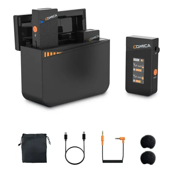 Microfone De Lapela Sem Fio Comica Vimo C3