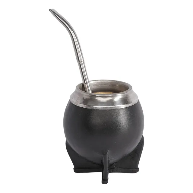 Mate Torpedo Uruguayo Premium + Bombilla Pico Loro