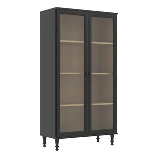 Cristaleira DitĂĄlia 2 Portas E-957 Preto Cozy Cristaleira DitĂĄlia 2 Portas E-957 Preto Cozy