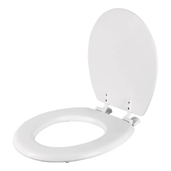 Asiento Redondo Acojinado Para Wc, Cerrado, Blanco, Foset