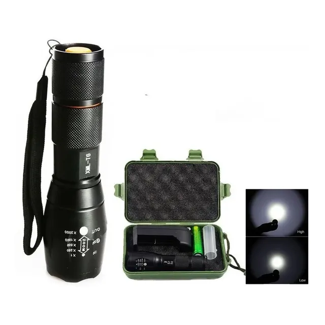 Linterna Militar T6 Zoom Ultrafire 15000lm Estuche La+potent