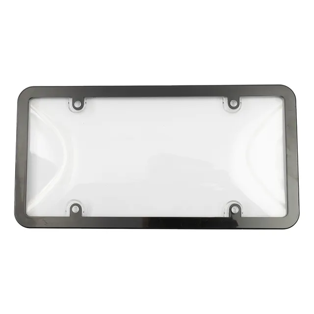 Porta Placa Transparente Para Carro Universal X1