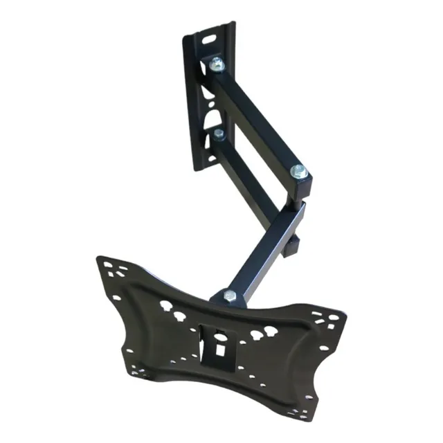 Soporte Articulado Pantalla Tv 14 A 42 Gira 90° Color Negro