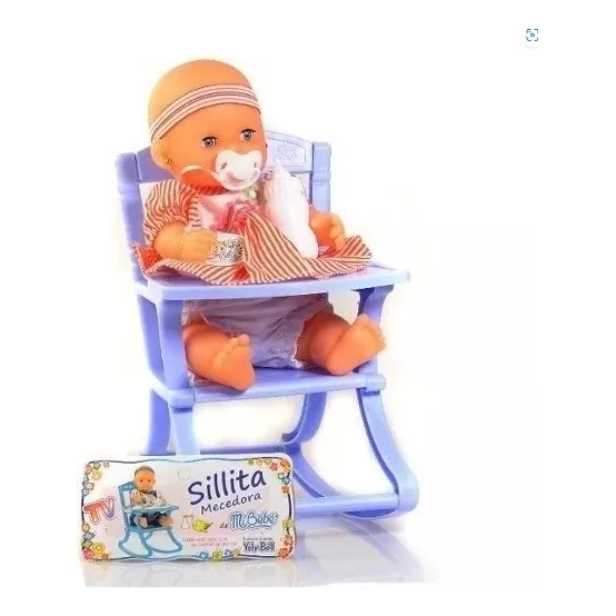 Mi Bebe Con Sillita Mecedor Yoly Bell Ploppy 980132