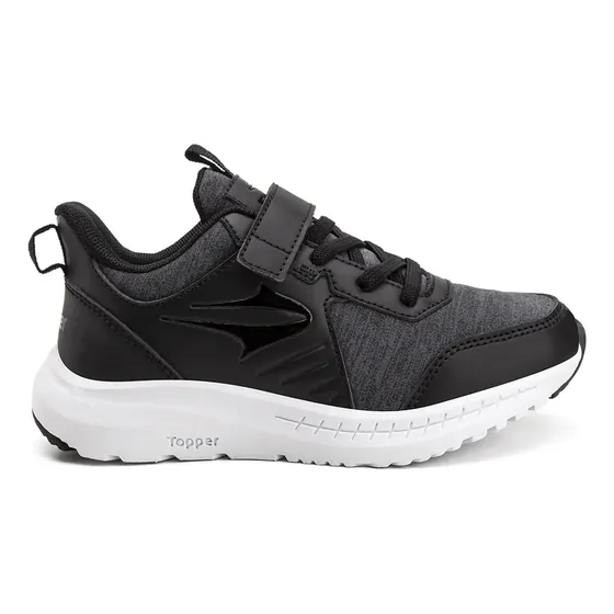 Zapatillas Topper Wind Iv Kids Niños Training Negro