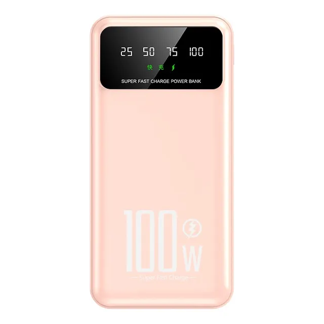 Power Bank SAIVIEK Kj-k70 20000mah Batería Externa 20w Carga Rapida Para Android,iPhone,cargador Portátil Pila Con Dos Luces Led,banco De Energía Con 4 Salidas Y 2 Entradas(2 Usb-a, V8, Tipo C) Negro