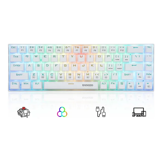 Teclado Mecánico 60% Rgb E-Yooso Z-686
