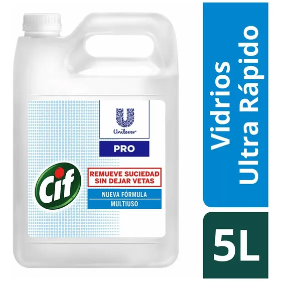 Cif Limpiador Vidrios Ultra Rápido Profesional 5l