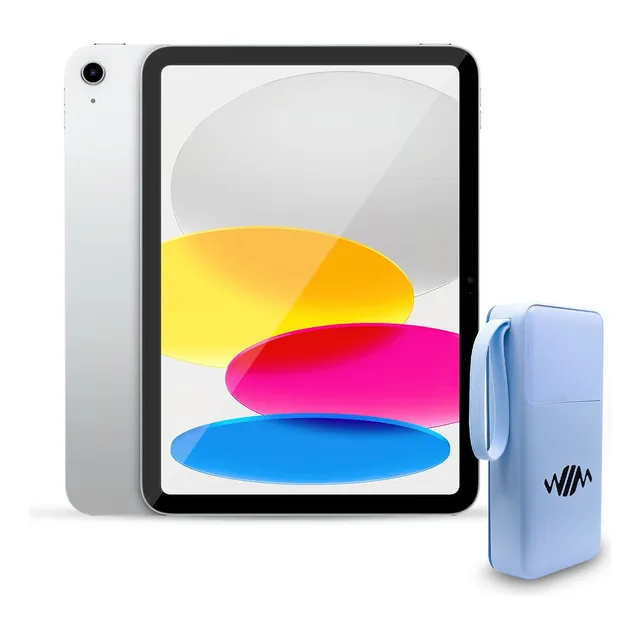 Tablet iPad 10a Generación 10.9  256gb Plata + Power Bank