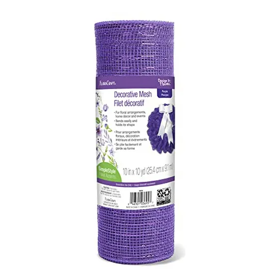 Malla Metálica Morada 10  X 10yds - Floracraft
