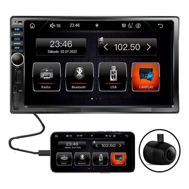 Central Multimidia Gm Astra 2000 Universal Mp5 2din Espelha