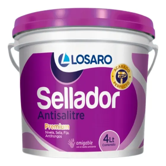 Sellador De Muros Antisalitre 4 Lt,