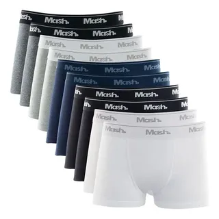 Kit Com 10 Cuecas Boxer AlgodĂŁo Menino ConfortĂĄvel Mash Kit Com 10 Cuecas Boxer AlgodĂŁo Menino ConfortĂĄvel Mash