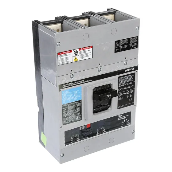 Siemens Lxd63b500 Interruptor 3 Polos 500 Amp 600v