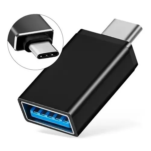 Adaptador Otg Usb Para Celular Tipo C Macho A Usb Hembra 