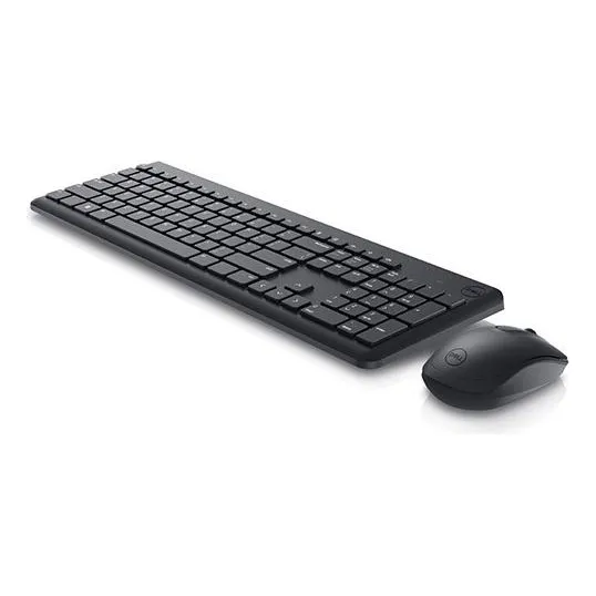 Kit Dell Mouse + Teclado Inalámbrico, Negro Km3322w Español