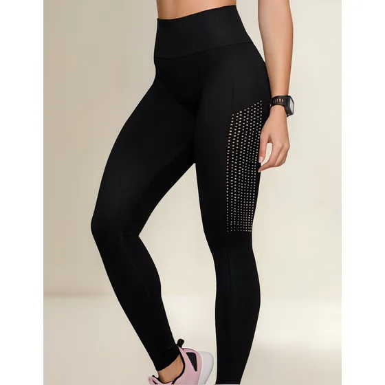 Calça Legging Academia Poliamida Zero Transparência Selene