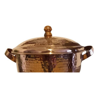 Arrocera De Cobre Con Tapa, Capacidad De 3lts Arrocera De Cobre Con Tapa, Capacidad De 3lts