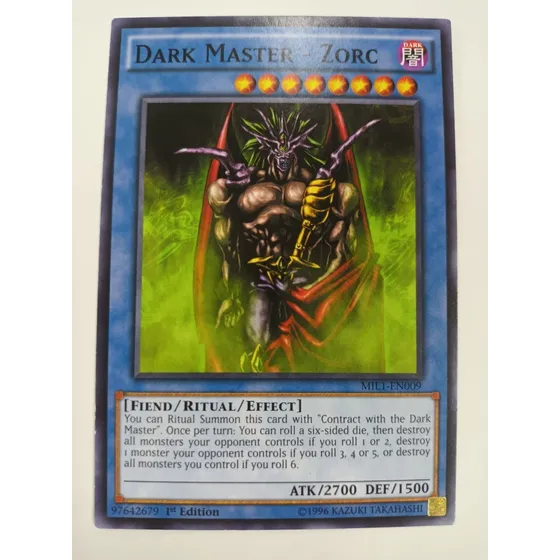 Dark Master Zorc Yugioh Ritual + Magia Ritual