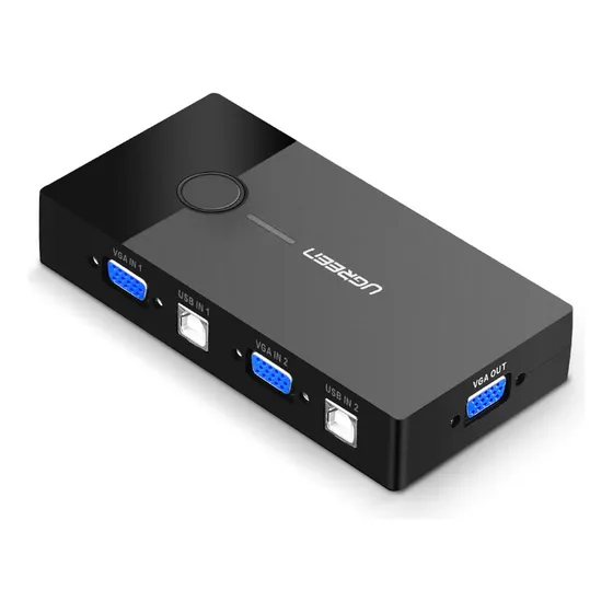 Switch Kvm 2 Puertos Usb Vga 
