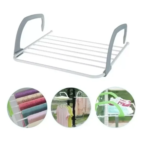 Tender Balcón Ventana Puerta Colgar Ropa Plegable 50 X 28