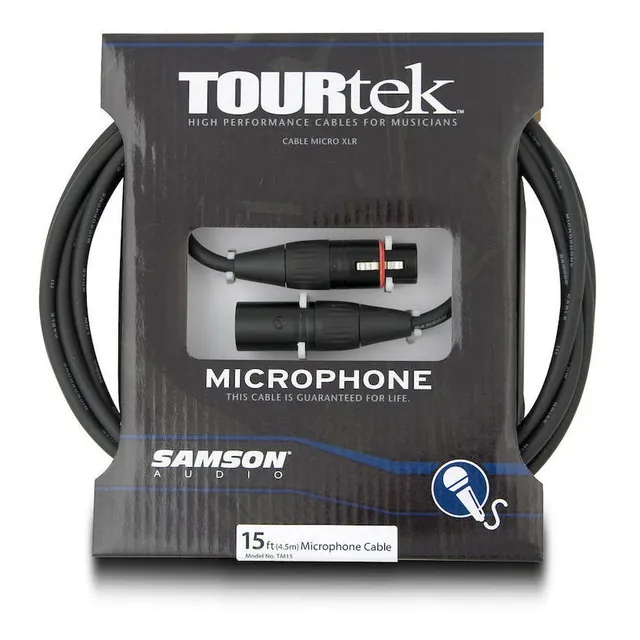 Cable De Micrófono Samson Tm15 4,5 Metros