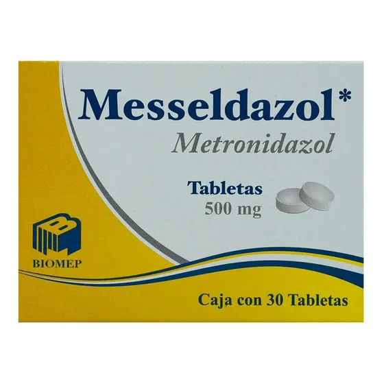 Messeldazol Tableta 500 Mg, 30 Tabletas
